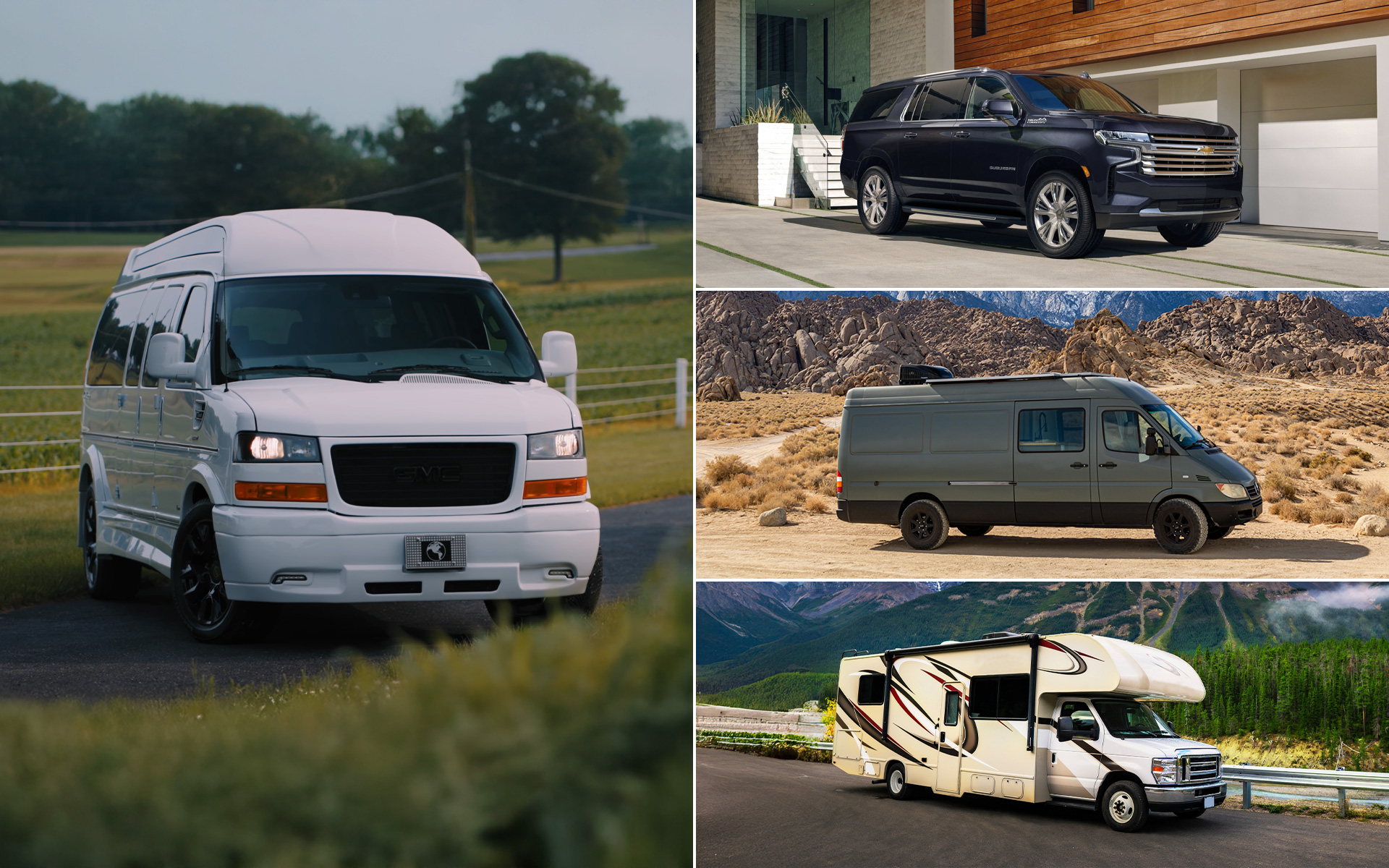 Golf Cruiser vs. SUV, Sprinter, and RV