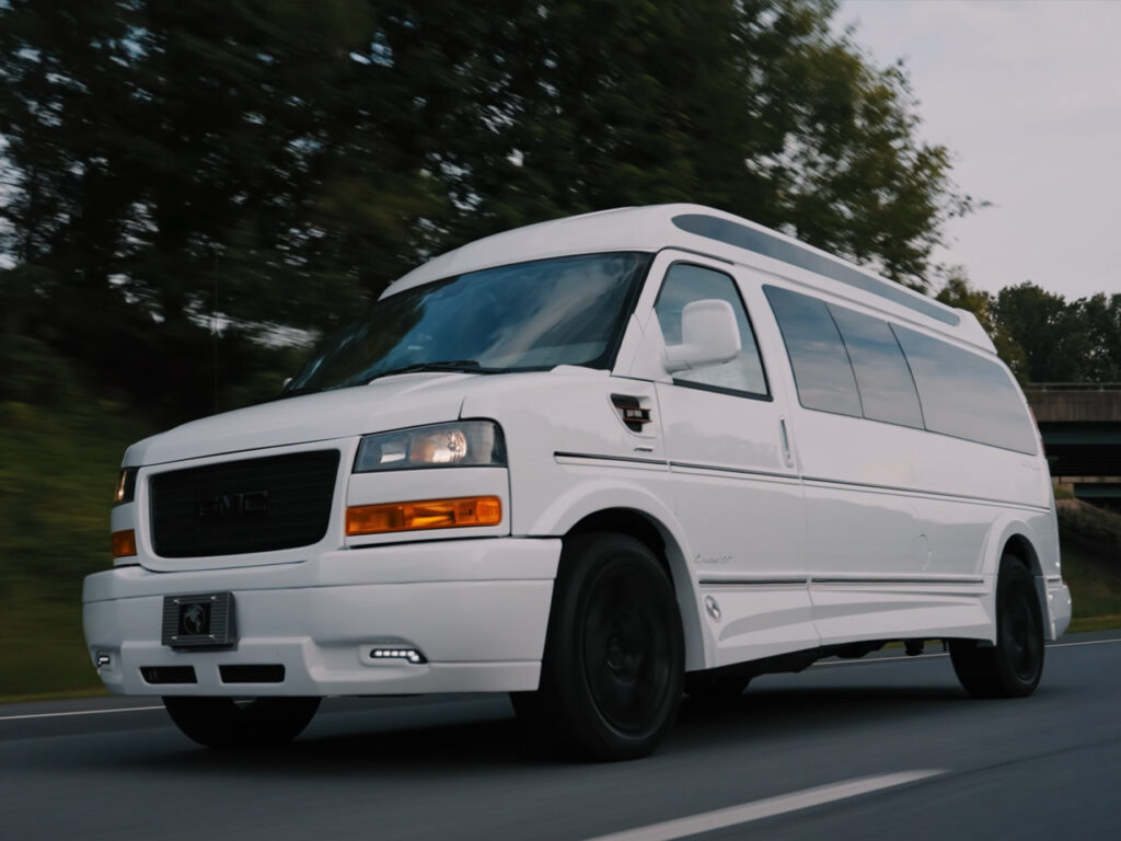 Golf Cruiser being road tested prior to customer delivery
