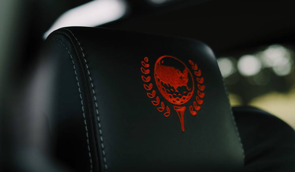 Golf Cruiser seat emblem