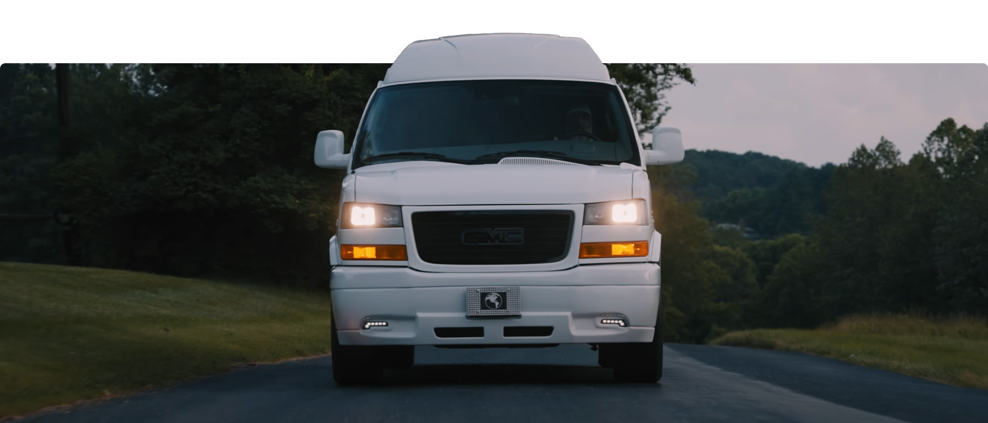 Golf Cruiser on the road